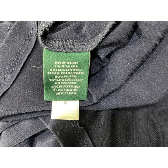 Lauren Ralph Lauren Cold Shoulder Gown β Holiday Elegance (Size 8) - Picture 9 of 9